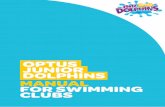 OPTUS JUNIOR DOLPHINS MANUAL FOR SWIMMING CLUBS · • AUSTSWIM Teacher of Towards Competitive Strokes™ (or equivalent) • Swimming Australia Bronze Coaching License (or higher