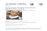 Early Grade Reading Assessment (EGRA) Plus: Liberia · 2020-04-16 · 8 EGRA Plus: Liberia Teacher Manual—Volume 1 Toe, the Young Hunter, By Joanna Patricks In River Gee, there