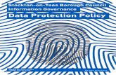 Data Protection Policy - Borough of Stockton-on-Tees · for processing personal data on behalf of the Controller. Stockton-on-Tees Borough Council is a data controller, while its