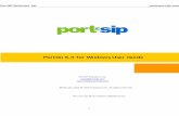 PortGo 6.0 for Wndows User Guide - MultiPhone · PortGo is the newest SIP softphone application from PortSIP, it's built base on PortSIP VoIP SDK, allowing users to enjoy multimedia