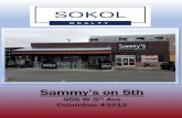 Sammy’s on 5th - LoopNet€¦ · Randy Sokol randy@sokolandassociates.com Cell: 614-204-4904 Fax: 614-231-5510 Photos