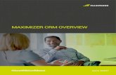 MAXIMIZER CRM OVERVIEW€¦ · DATA SHEET/ MAXIMIZER CRM OVERVIEW 4 Customer attrition is a challenge affecting many businesses and in competitive industries, service is the difference