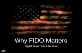 Why FIDO Matters - FIDO Alliance · 2019-11-16 · Adoption Next Steps Federation SSO Policy FIPS 140-2 CSP Adoption Browser Identity Us Together FIDO Community Special Pubs