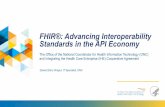 FHIR®: Advancing Interoperability Standards in the API Economy · DATA EXTRACTION & NORMALIZATION. Ability to extract data electronically in standardized format and integrate into