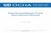 Iraq Humanitarian Fund Operational Manual · (CERF). 3. Strengthen the ... The AB are to meet quarterly according to an arranged schedule, ... The strategic and technical reviews