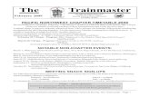 The TrainmasterFeb2009 Pacific Northwest Chapter NationalRailway Historical Society The Trainmaster Page 1 The Trainmaster PACIFIC NORTHWEST CHAPTER TIMETABLE #559 BoardofDirector’smeetings: