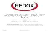 Advanced SOFC Development at Redox Power Systems · 4/30/2019  · Advanced SOFC Development at Redox Power Systems 04/30/2019 1:45 pm 2019 Hydrogen and Fuel Cells AMR –Crystal