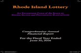 Your Rhode Island Lottery Your Rhode Island Lottery Your Rhode … · 2006-10-30 · U.S. Lotteries Per Capita Sales ... To fully understand the history of lotteries in America, one