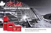 RENEWABLE BROCHURE - FF Solar Renewable Brochure-V6-web.pdf · RENEWABLE BROCHURE. Rolls batteries are manufactured in Nova Scotia, Canada by the Surrette battery company, who have