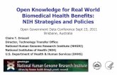 Open Knowledge for Real World Biomedical Health Benefits ...creativecommons.org.au/content/Driscoll_OpenGovernmentData... · Application developers can develop and deliver applications