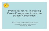 Proficiency for All: Increasing Parent Engagement to ... Presentation PP 11-20-08.pdfCurriculum LD Parent Units Translation Services Parent Centers Online Supports KLCS Connect ED