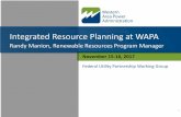 Integrated Resources Planning at WPA · IRP Definition • A planning process for new energy resources that evaluate the full range of alternatives, including new generating capacity,