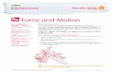 Force and Motion - Sesame StreetFORCE AND MOTIONHow Toys Move Have children record which toys showed which form of motion, by either writing the name of or drawing the toy in the appropriate
