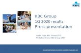 KBC Group · Press presentation Johan Thijs, KBC Group CEO ... 35. Bulgaria. Ireland. Slovakia. Hungary. One-off gain ČMSS. q-o-q. q-o -q. qo. 7 NIM 1.97%. Increased by 3bps q-o-q