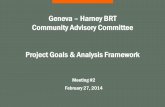 Geneva Harney BRT Community Advisory Committee Project ......Geneva BRT | Project Goals •Close rapid transit network gap between projects east & west of Geneva Connect Harney BRT