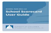 School Year 2011–12 School Scorecard User Guideprofiles.dcps.dc.gov/pdf/Scorecard User Guide 2011.pdf · 2011–12 SchOOl ScOrecArD USer GUIDe 2 PUrPOSe AND USeS Purpose The purpose