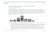 Cisco ASR 9000 Series Aggregation Services Routers Data Sheet · Using the Cisco “network virtualization” or nV technology, the Cisco ASR 9000 System offers exceptional pay-as-you-grow