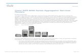 Cisco ASR 9000 Series Aggregation Services Routers Data Sheet · 2017-03-15 · Cisco IOS XR Software modular operating system: The Cisco ASR 9000 Series uses the Cisco IOS XR ...