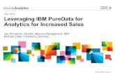 April, 2013 Leveraging IBM PureData for Analytics for ...public.dhe.ibm.com/software/dw/puresystems/tech...© 2012 IBM Corporation Leveraging IBM PureData for Analytics for Increased