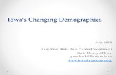 Iowa’s Changing Demographics · Iowa Population: 1900-2015 0.0 1.0 2.0 3.0 1900 1920 1940 1960 1980 2000 Population in millions T 4 Data Source: U.S. Census Bureau, Decennial Censuses