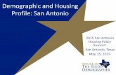 Demographic and Housing Profile: San Antonio · 2015-05-15 · Population and Population Change, San Antonio and Texas, 2010 -2013 San Antonio Texas Population Estimate, 2013 1,409,019