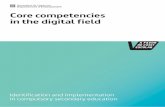 Core competencies in the digital fieldensenyament.gencat.cat/web/.content/home/departament/... · 2019-11-05 · graded levels, the key contents for each competency, the grading of