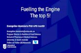 Fuelling the Engine The top 5! - podiumphysio.com.au · Evangeline.Mantzioris@unisa.edu.au Program Director in Nutrition & Food Science School of Pharmacy & Medical Sciences University