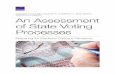 SAMANTHA CHERNEY An Assessment of State Voting Processes€¦ · voting. Online registration, in contrast, does not require person-to- person contact, but there may be other obstacles