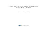PISA 2018 released financial literacy items · Items presented in this document complement items already released from the 2012 field trial and main study, available in the PISA 2012