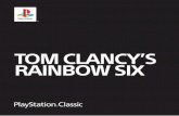 TOM CLANCY’S RAINBOW SIX€¦ · OVERVIEW You are the commander of a counter-terrorist team made up of operatives from around the world. Your team will be called on to perform a