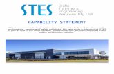 CAPABILITY STATEMENT - STES · All trainers and facilitators at STES have years of experience in the areas of coaching, training, safety, supervision, engineering & environment, with