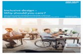 Inclusive design – Why should you care?...The true cost of not complying with BS 8300-1:2018 and BS 8300-2:2018, Approved Document M and the Equality Act 2010 Inclusive design –