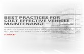 BEST PRACTICES FOR COST-EFFECTIVE VEHICLE ......For cost-effective equipment and asset maintenance management, and an inclusive solution, talk with your local iWAREHOUSE representative