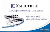 XMULTIPLE - RJ45 10G Presentation.pdf · -15db minimum at 200mhz to 400mhz-14db minimum at 400mhz to 600mhz-8db minimum at 600mhz to 800mhz 3.cross talk-30db minimum at 100mhz to