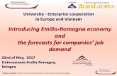 Introducing Emilia-Romagna economy and · Standardization Normalization Combination Companies with local economic activity Employees retirement funds book Insurance deposits book