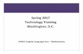 Spring 2017 Technology Training Washington, D.C. · Update on iOS 10.2 and MAC OS 10.12 Support for iOS 10.2: • iOS 10.2 was released on December 12, 2016 and is now supported for