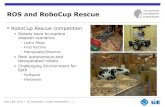 ROS and RoboCup Rescue...May 12th, 2013 | TU Darmstadt | Stefan Kohlbrecher | 2 ROS and RoboCup Rescue Issues: • Re-Invention of the wheel • Wide range of challenges Initiative