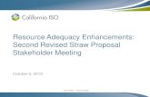 Resource Adequacy Enhancements: Second Revised Straw ... · Resource Adequacy Enhancements: Second Revised Straw Proposal Stakeholder Meeting October 9, 2019. ISO PUBLIC –© 2019