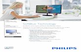 Leaflet 227E6EDSD 00 Released Ireland (English) High-res A4 · 2015-04-10 · 227E6EDSD/00 Highlights LCD monitor with SoftBlue Technology E-line 22 (Viewable 21.5"/54.6 cm), Full