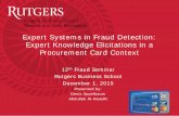 Expert Systems in Fraud Detection: Expert Knowledge Elicitations …raw.rutgers.edu/docs/fraud/12fraud/FraudAnalytics_Experts Elicitatio… · firm’s procurement card fraud expert,