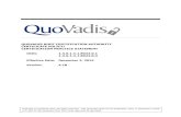 QUOVADIS ROOT CERTIFICATION AUTHORITY CERTIFICATE … · Includes SuisseID certificates. ... Issuing CAs and the CA/B Forum Baseline Requirements QuoVadis PMA 31 January 2013 4.11