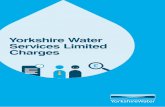 Yorkshire Water Services Limited Charges · 2020-07-14 · Yorkshire Water Charges Report 03 Contents Customer Contact Information 07 1. Introduction 08 2. Interpretations 09 Main