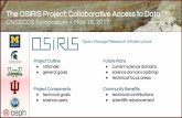 The OSiRIS Project: Collaborative Access to Data · Technical Goals - Topology Discovery GOAL: Network topology discovery - We have developed a discovery application integrated with
