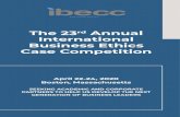 The 23rd Annual International Business Ethics Case CompetitionThe International Business Ethics Case Competition is the nation’s oldest and most distinguished event of its kind.
