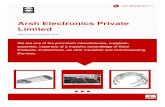 Arsh Electronics Private Limited · Established in the year 1993, we, Arsh Electronics Private Limited, are manufacturers, suppliers, exporters and importers of a vast array of Solar