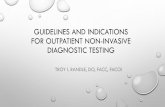 Latest Guidelines and indications for outpatient non ... · non-invasive diagnostic testing goals: •diagnostic modalities • ambulatory ecg monitoring ... •assess aad response