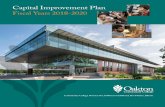 Capital Improvement Plan - Oakton Community …...Community College District 535, 1600 East Golf Road, Des Plaines, Illinois Capital Improvement Plan Fiscal Years 2018-2020 2018-2020