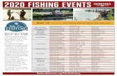 2020 FISHING EVENTSoutdoornebraska.gov/wp-content/.../2015/12/2020-Fishing-Nights-Fly… · Discover Fly Fishing *June 9, July 16; 6 - 8 PM Bowling Lake Community Fishing Night *June
