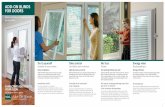 ADD-ON BLINDS FOR DOORS · 2015-05-26 · FOR DOORS Add-On Blinds For Entry and Patio Doors. Flush frames / Cadres encastrés Stores vénitiens complémentaires pour portes ADD-ON