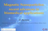 Magnetic Nanoparticles: recent advances in biomedical ...repodip.fisica.unimi.it/cdip17/talks/5_3_PArosio-compressed.pdf · recent advances in biomedical applications P. Arosio ...